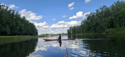 on the water
