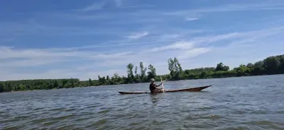 on the water