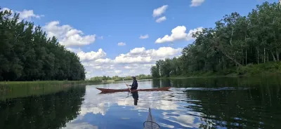 on the water