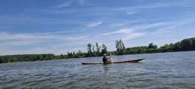 on the water